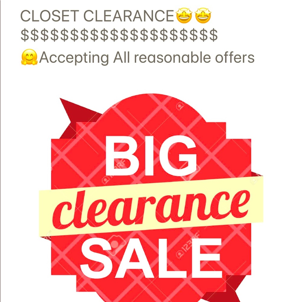 Closet Blowout Sale 🤩🤩🤩